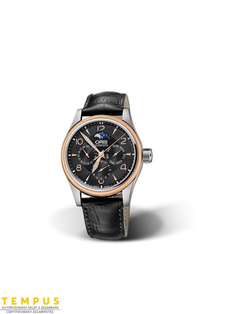 Zegarek lotniczy męski Oris Big Crown Complication 01 582 7678 4364-07 5 20 76Fc - Zegarki ORIS