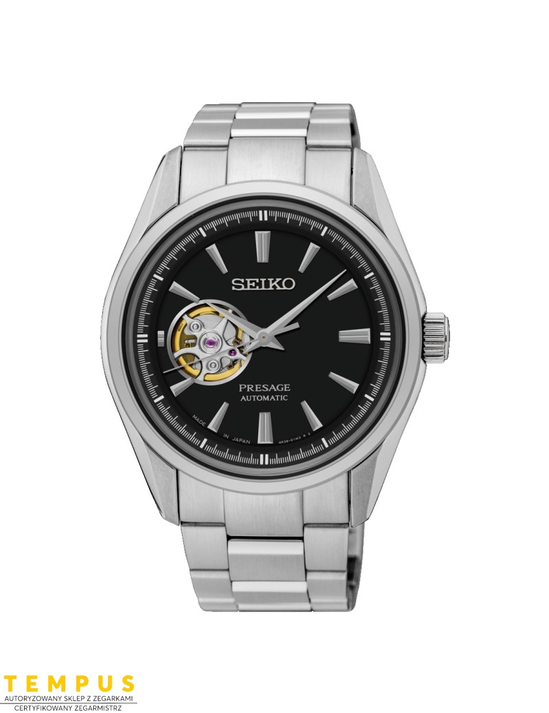 Zegarek męski Seiko Presage Automatic Ssa357J1 Open Heart - Zegarki SEIKO Zegarek męski Seiko Presage Automatic Ssa357J1 Open Heart - Zegarki SEIKO
