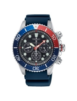 Zegarek sportowy męski Seiko Prospex Solar Diver Ssc663P1 Chronograph - Zegarki SEIKO
