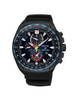 Seiko Prospex Solar World Time Ssc551P1 Chronograph