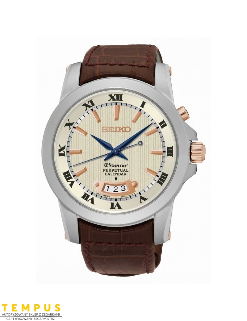 Zegarek męski Seiko Premier Snq150P1 - Zegarki SEIKO