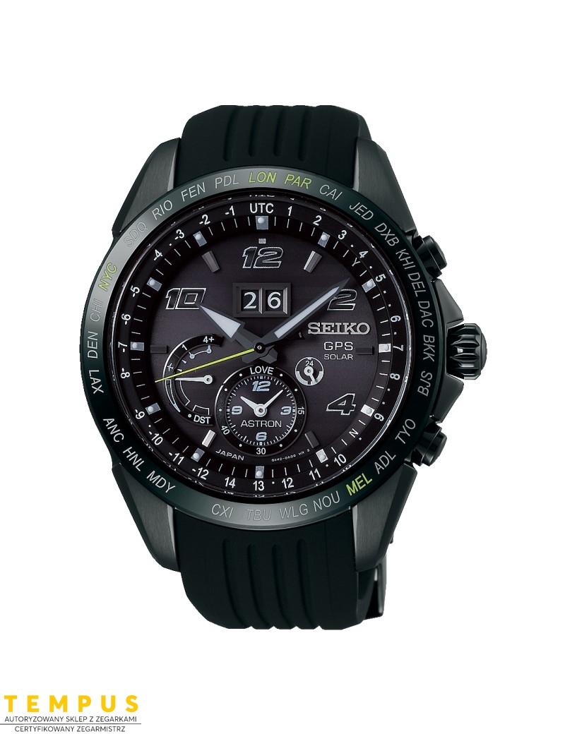 Zegarek sportowy męski Seiko Astron Sse143J1 Novak Djokovic Limited Edition Sse143J1 - Zegarki SEIKO Zegarek sportowy męski Seiko Astron Sse143J1 Novak Djokovic Limited Edition Sse143J1 - Zegarki SEIKO