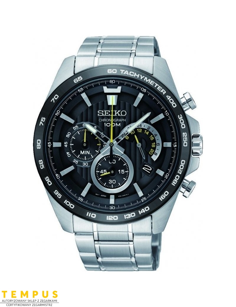 Zegarek sportowy męski Seiko Chronograph Ssb303P1 Quartz - Zegarki SEIKO Zegarek sportowy męski Seiko Chronograph Ssb303P1 Quartz - Zegarki SEIKO