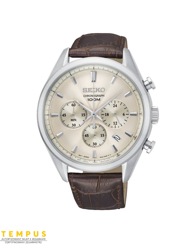 Zegarek casual męski Seiko Classic Chronograph Ssb293P1 Quartz - Zegarki SEIKO Zegarek casual męski Seiko Classic Chronograph Ssb293P1 Quartz - Zegarki SEIKO