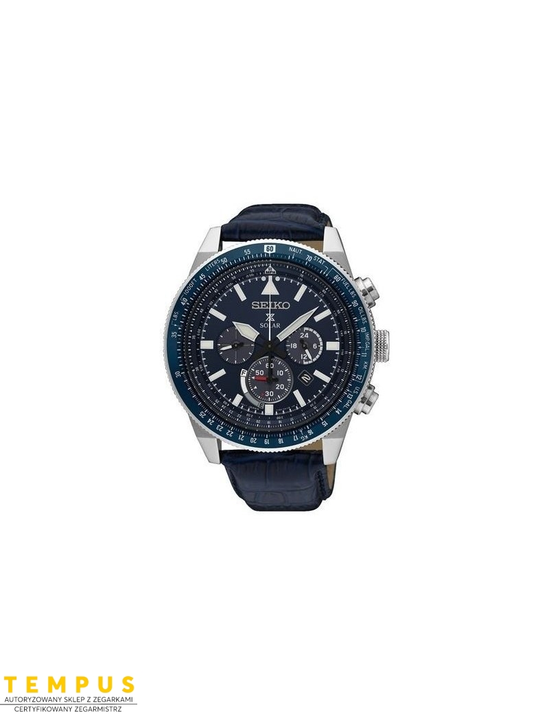 Zegarek sportowy męski Seiko Prospex Solar Ssc609P1 Chronograph - Zegarki SEIKO Zegarek sportowy męski Seiko Prospex Solar Ssc609P1 Chronograph - Zegarki SEIKO