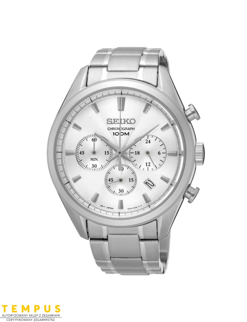 Zegarek casual męski Seiko Classic Chronograph Ssb221P1 Quartz - Zegarki SEIKO Zegarek casual męski Seiko Classic Chronograph Ssb221P1 Quartz - Zegarki SEIKO