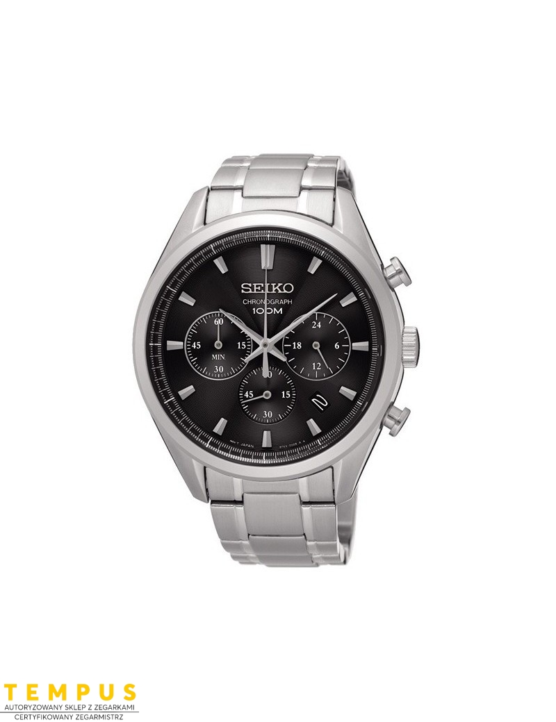 Zegarek casual męski Seiko Classic Chronograph Ssb225P1 Quartz - Zegarki SEIKO