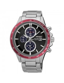 Zegarek sportowy męski Seiko Solar Chronograph Ssc433P1 - Zegarki SEIKO