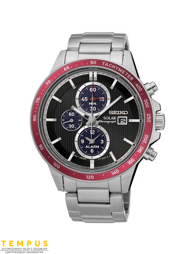 Zegarek sportowy męski Seiko Solar Chronograph Ssc433P1 - Zegarki SEIKO Zegarek sportowy męski Seiko Solar Chronograph Ssc433P1 - Zegarki SEIKO