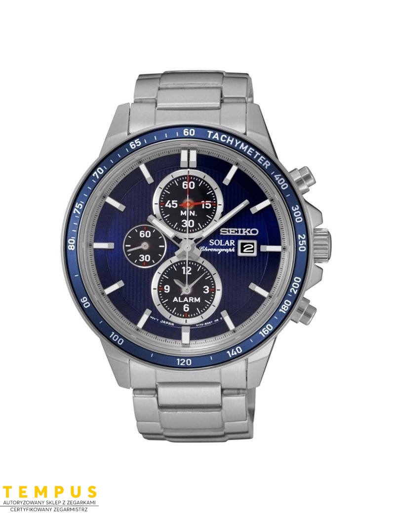 Zegarek sportowy męski Seiko Solar Chronograph Ssc431P1 - Zegarki SEIKO Zegarek sportowy męski Seiko Solar Chronograph Ssc431P1 - Zegarki SEIKO