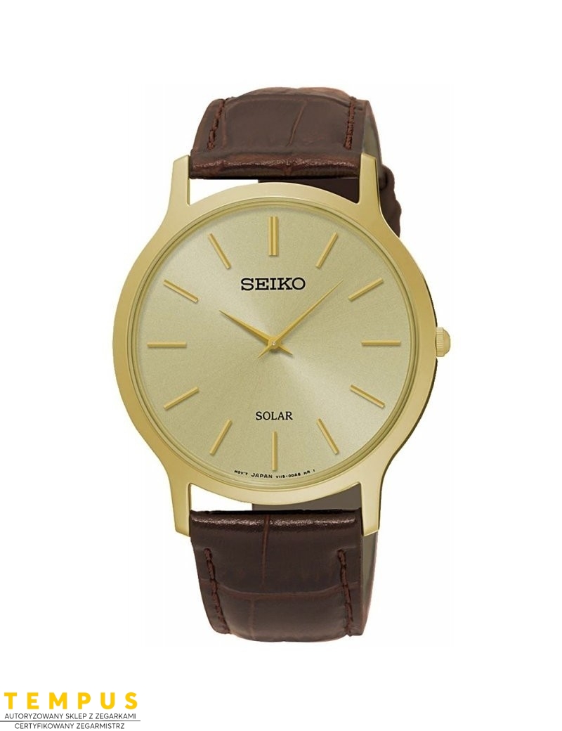 Zegarek klasyczny męski Seiko Solar Sup870P1 - Zegarki SEIKO Zegarek klasyczny męski Seiko Solar Sup870P1 - Zegarki SEIKO