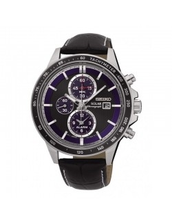 Zegarek sportowy męski Seiko Solar Chronograph Ssc437P1 - Zegarki SEIKO