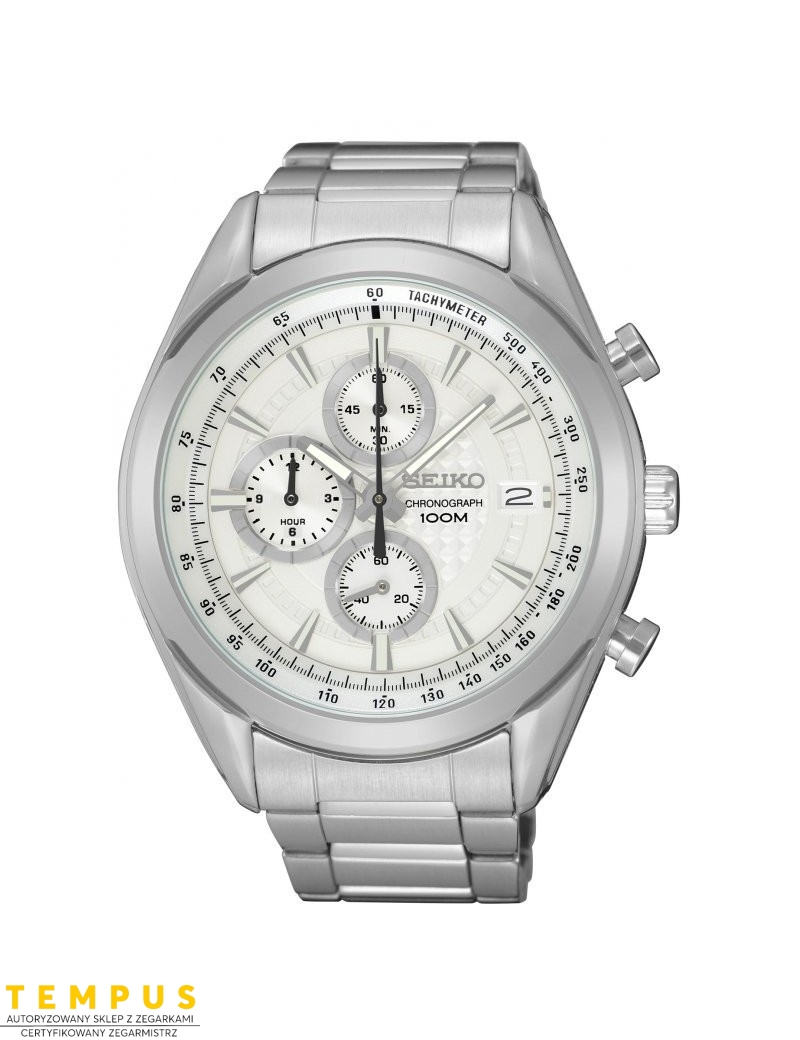 Zegarek sportowy męski Seiko Chronograph Ssb173P1 Quartz - Zegarki SEIKO