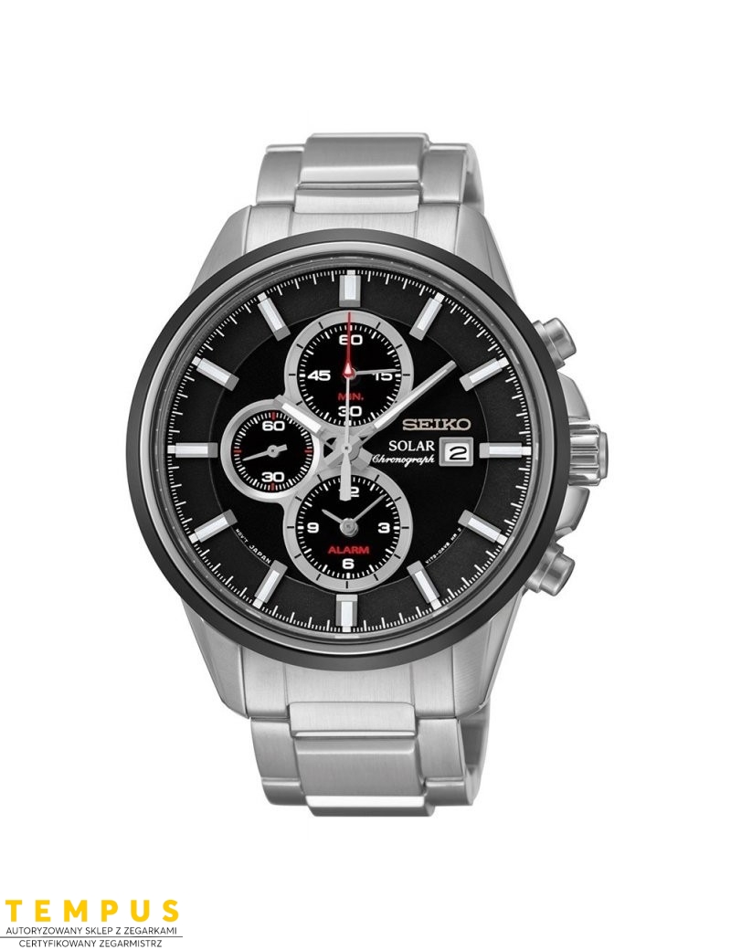 Zegarek męski Seiko Solar Ssc255P1 - Zegarki SEIKO