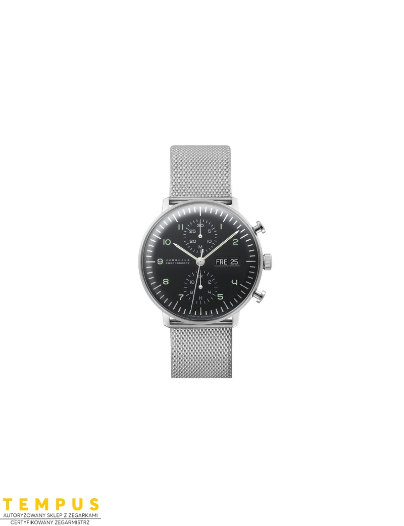 Junghans Max Bill Chronoscope 027/4500.48 - Zegarki JUNGHANS Junghans Max Bill Chronoscope 027/4500.48 - Zegarki JUNGHANS