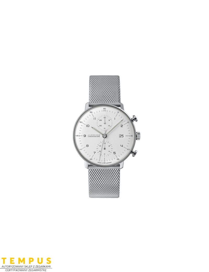 Junghans Max Bill Chronoscope 027/4003.48 - Zegarki JUNGHANS