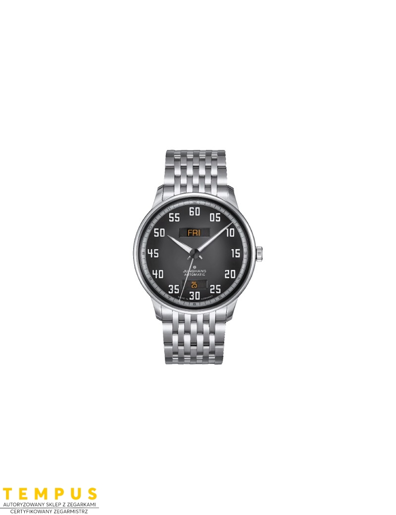 Junghans Meister Driver Day Date 027/4722.44 - Zegarki JUNGHANS Junghans Meister Driver Day Date 027/4722.44 - Zegarki JUNGHANS
