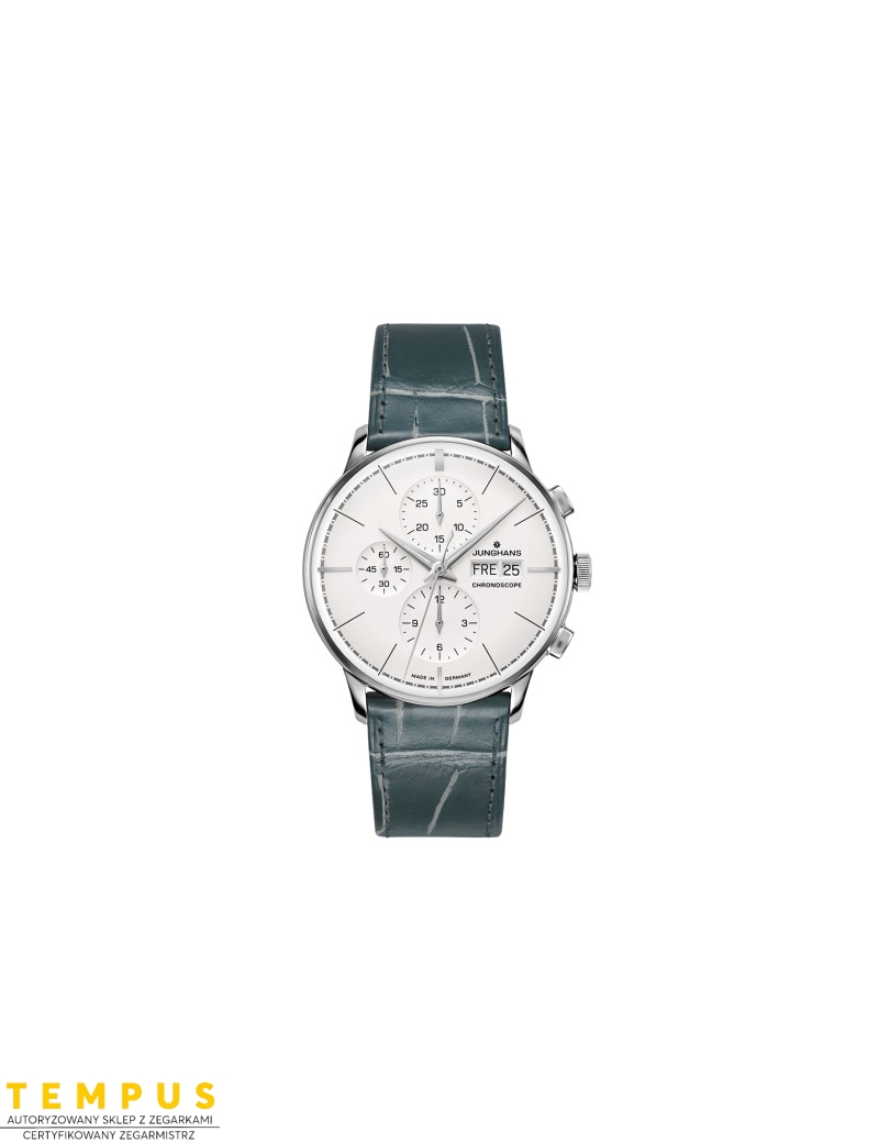 Junghans Meister Chronoscope Terrassenbau 027/4729.00 Sapphire - Zegarki JUNGHANS