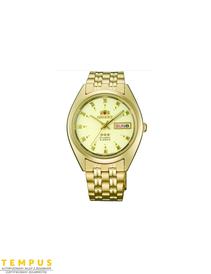 Zegarek klasyczny, elegancki męski, unisex Orient FAB00001C9 Three Stars Crystal - Zegarki ORIENT Zegarek klasyczny, elegancki męski, unisex Orient FAB00001C9 Three Stars Crystal - Zegarki ORIENT