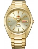 Zegarek klasyczny, elegancki męski, unisex Orient FAB00002C9 Three Stars Crystal - Zegarki ORIENT