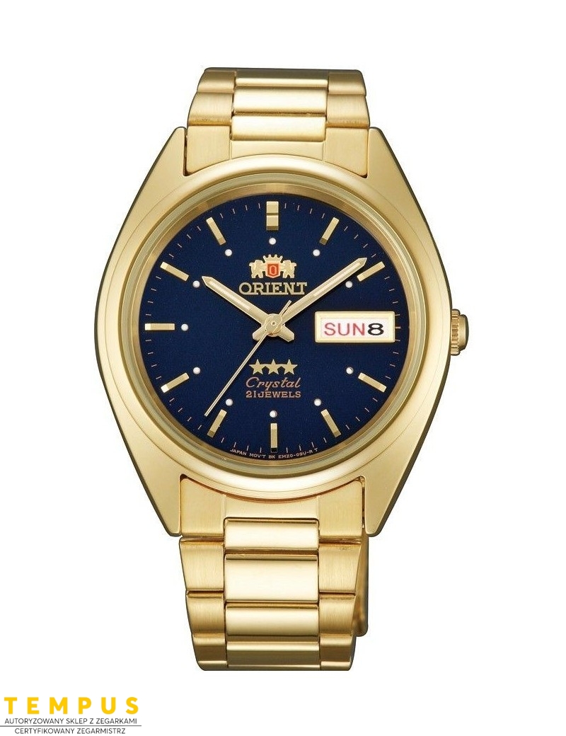Zegarek klasyczny, elegancki męski, unisex Orient FAB00002D9 Three Stars Crystal - Zegarki ORIENT Zegarek klasyczny, elegancki męski, unisex Orient FAB00002D9 Three Stars Crystal - Zegarki ORIENT