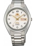 Zegarek klasyczny, elegancki męski, unisex Orient FAB00003W9 Three Stars Crystal - Zegarki ORIENT