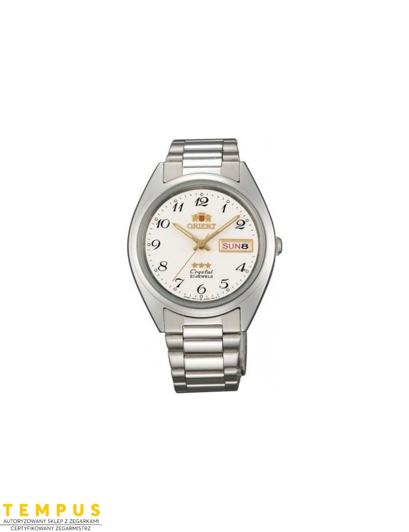Zegarek klasyczny, elegancki męski, unisex Orient FAB00003W9 Three Stars Crystal - Zegarki ORIENT Zegarek klasyczny, elegancki męski, unisex Orient FAB00003W9 Three Stars Crystal - Zegarki ORIENT