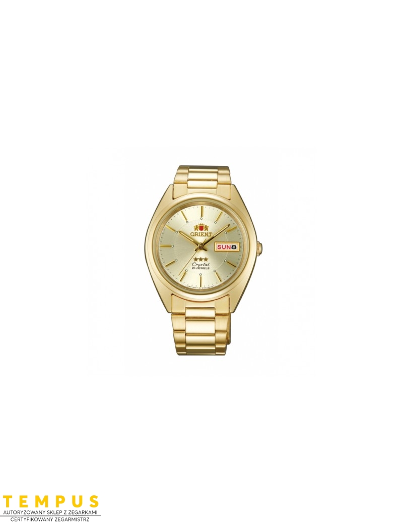 Zegarek klasyczny, elegancki męski, unisex Orient FAB00004C9 Three Stars Crystal - Zegarki ORIENT Zegarek klasyczny, elegancki męski, unisex Orient FAB00004C9 Three Stars Crystal - Zegarki ORIENT