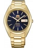 Zegarek klasyczny, elegancki męski, unisex Orient FAB00004D9 Three Stars Crystal - Zegarki ORIENT