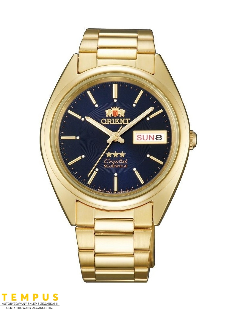 Zegarek klasyczny, elegancki męski, unisex Orient FAB00004D9 Three Stars Crystal - Zegarki ORIENT Zegarek klasyczny, elegancki męski, unisex Orient FAB00004D9 Three Stars Crystal - Zegarki ORIENT