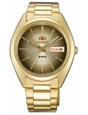 Zegarek klasyczny, elegancki męski, unisex Orient FAB00004U9 Three Stars Crystal - Zegarki ORIENT