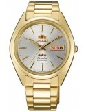Zegarek klasyczny, elegancki męski, unisex Orient FAB00004W9 Three Stars Crystal - Zegarki ORIENT