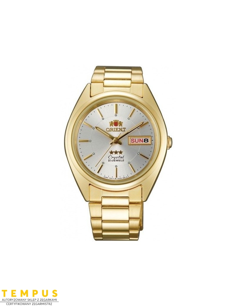 Zegarek klasyczny, elegancki męski, unisex Orient FAB00004W9 Three Stars Crystal - Zegarki ORIENT Zegarek klasyczny, elegancki męski, unisex Orient FAB00004W9 Three Stars Crystal - Zegarki ORIENT