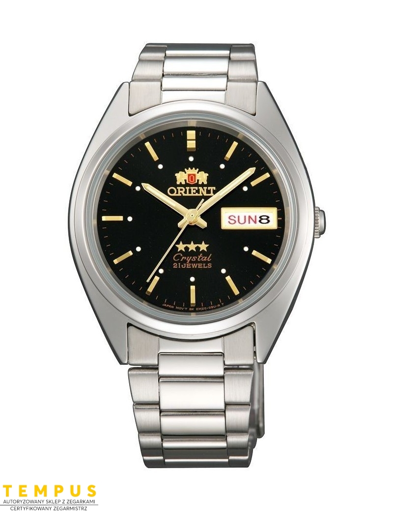 Zegarek klasyczny, elegancki męski, unisex Orient FAB00005B9 Three Stars Crystal - Zegarki ORIENT Zegarek klasyczny, elegancki męski, unisex Orient FAB00005B9 Three Stars Crystal - Zegarki ORIENT