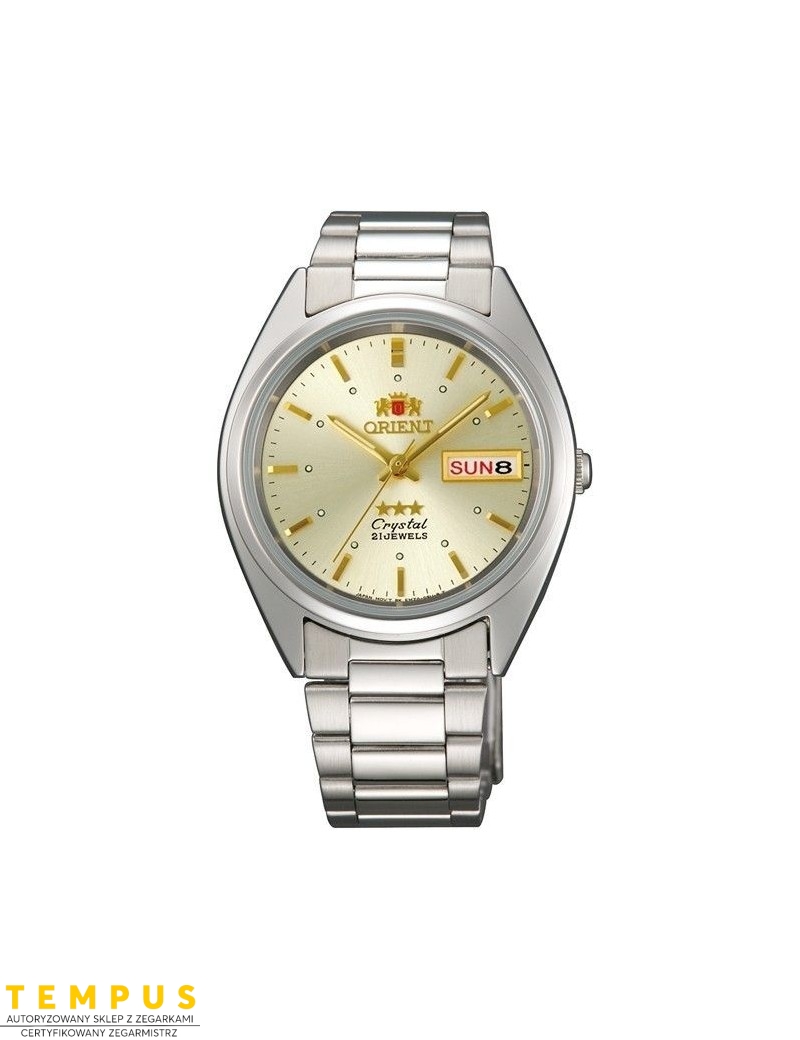 Zegarek klasyczny, elegancki męski, unisex Orient FAB00005C9 Three Stars Crystal - Zegarki ORIENT Zegarek klasyczny, elegancki męski, unisex Orient FAB00005C9 Three Stars Crystal - Zegarki ORIENT