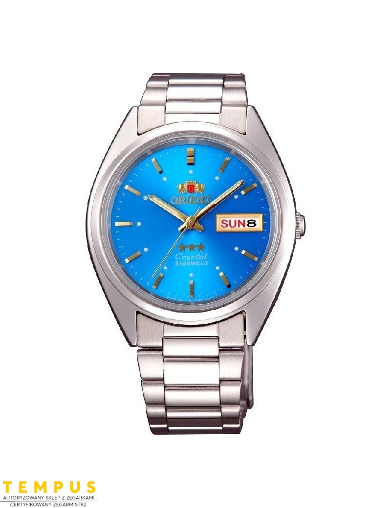 Zegarek klasyczny, elegancki męski, unisex Orient FAB00005J9 Three Stars Crystal - Zegarki ORIENT Zegarek klasyczny, elegancki męski, unisex Orient FAB00005J9 Three Stars Crystal - Zegarki ORIENT