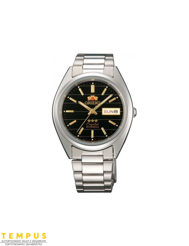 Zegarek klasyczny, elegancki męski, unisex Orient FAB00006B9 Three Stars Crystal - Zegarki ORIENT Zegarek klasyczny, elegancki męski, unisex Orient FAB00006B9 Three Stars Crystal - Zegarki ORIENT