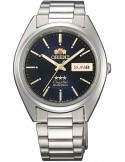 Zegarek klasyczny, elegancki męski, unisex Orient FAB00006D9 Three Stars Crystal - Zegarki ORIENT