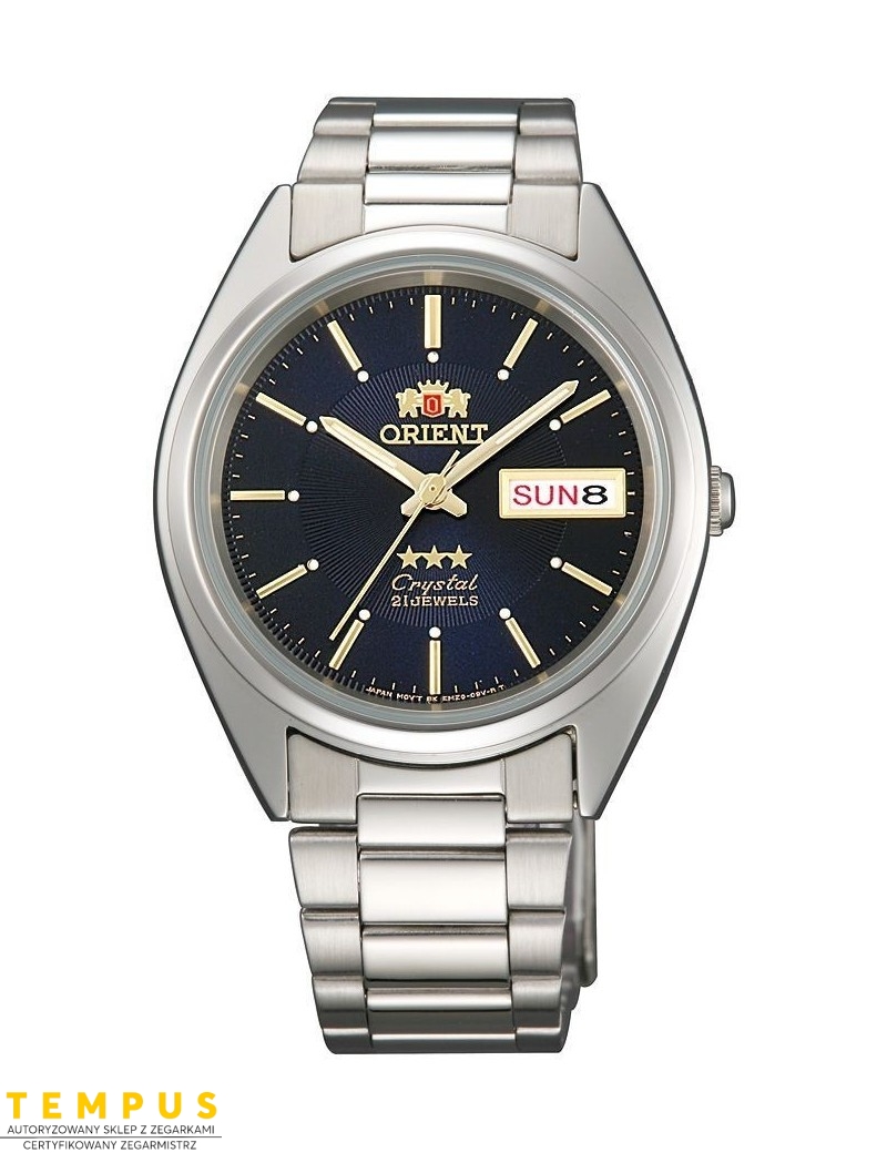 Zegarek klasyczny, elegancki męski, unisex Orient FAB00006D9 Three Stars Crystal - Zegarki ORIENT Zegarek klasyczny, elegancki męski, unisex Orient FAB00006D9 Three Stars Crystal - Zegarki ORIENT