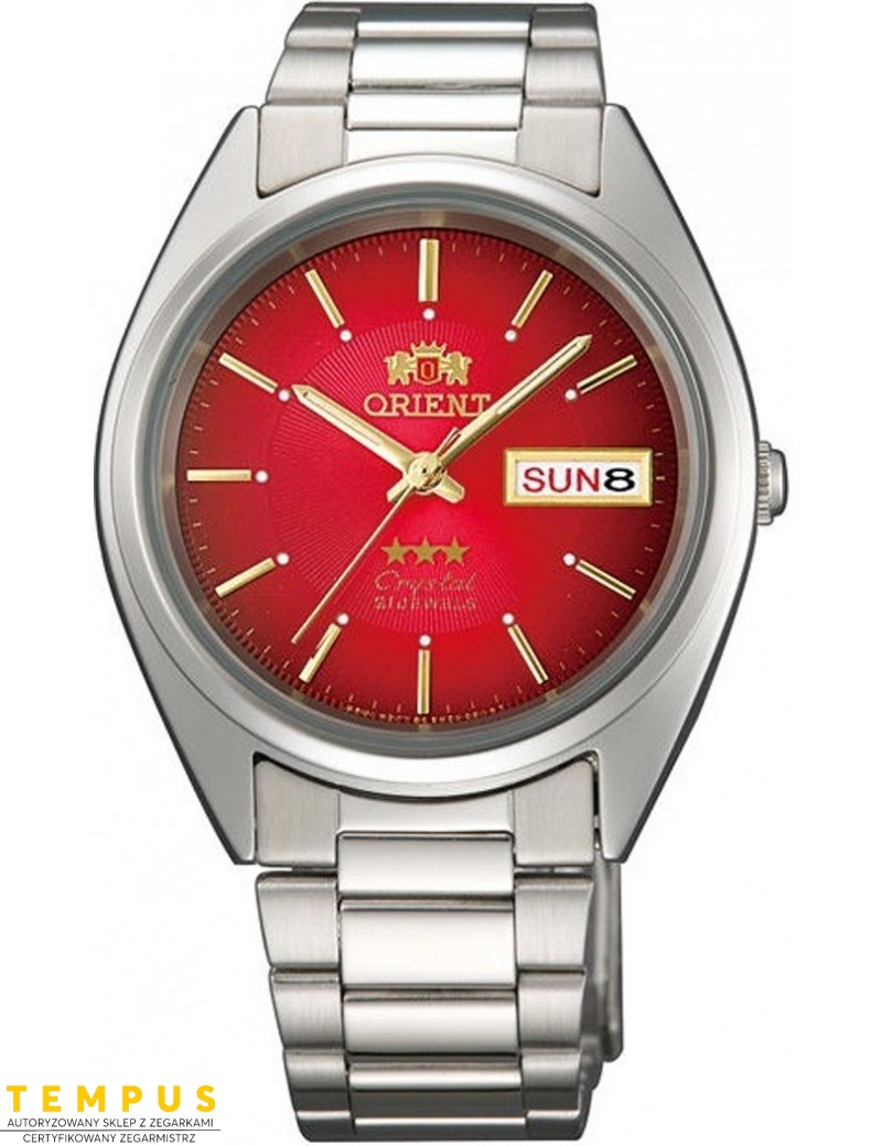Zegarek klasyczny, elegancki męski, unisex Orient FAB00006H9 Three Stars Crystal - Zegarki ORIENT Zegarek klasyczny, elegancki męski, unisex Orient FAB00006H9 Three Stars Crystal - Zegarki ORIENT