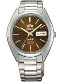 Zegarek klasyczny, elegancki męski, unisex Orient FAB00006T9 Three Stars Crystal - Zegarki ORIENT