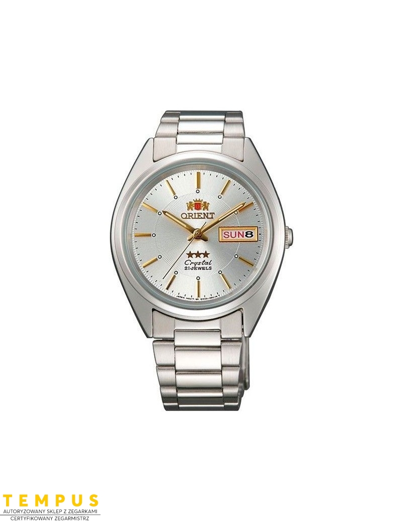 Zegarek klasyczny, elegancki męski, unisex Orient FAB00006W9 Three Stars Crystal - Zegarki ORIENT Zegarek klasyczny, elegancki męski, unisex Orient FAB00006W9 Three Stars Crystal - Zegarki ORIENT