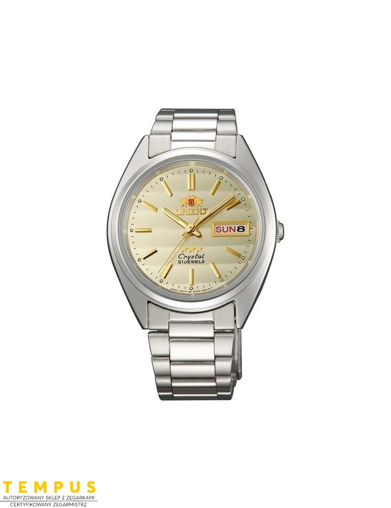 Zegarek klasyczny, elegancki męski, unisex Orient FAB00007C9 Three Stars Crystal - Zegarki ORIENT Zegarek klasyczny, elegancki męski, unisex Orient FAB00007C9 Three Stars Crystal - Zegarki ORIENT
