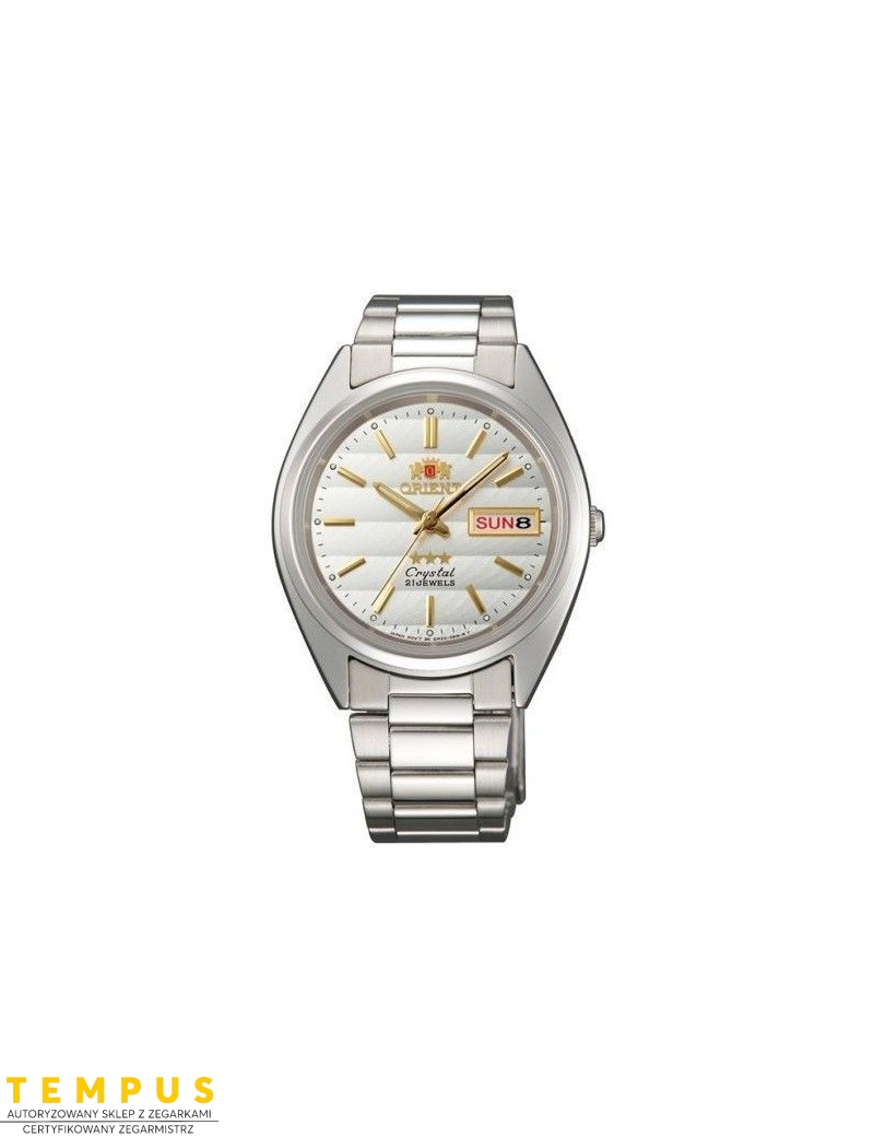 Zegarek klasyczny, elegancki męski, unisex Orient FAB00007W9 Three Stars Crystal - Zegarki ORIENT Zegarek klasyczny, elegancki męski, unisex Orient FAB00007W9 Three Stars Crystal - Zegarki ORIENT
