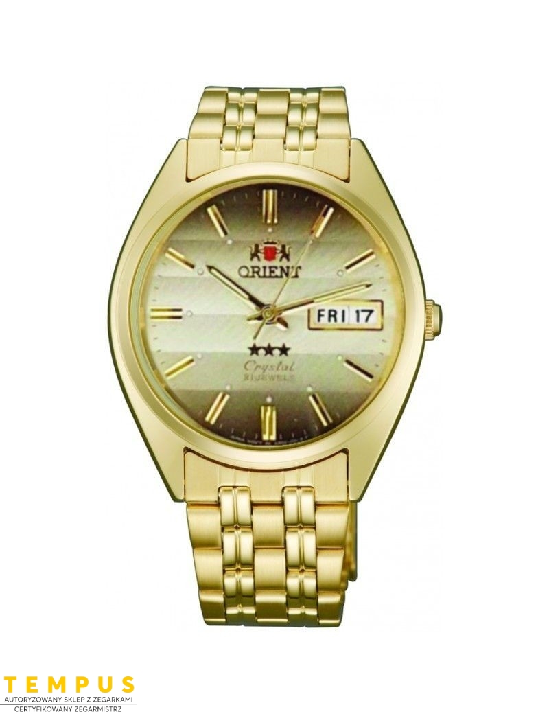 Zegarek klasyczny, elegancki męski, unisex Orient FAB00008U9 Three Stars Crystal - Zegarki ORIENT Zegarek klasyczny, elegancki męski, unisex Orient FAB00008U9 Three Stars Crystal - Zegarki ORIENT