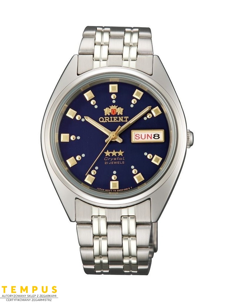 Zegarek klasyczny, elegancki męski, unisex Orient FAB00009D9 Three Stars Crystal - Zegarki ORIENT Zegarek klasyczny, elegancki męski, unisex Orient FAB00009D9 Three Stars Crystal - Zegarki ORIENT