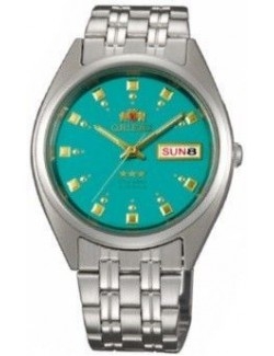 Zegarek klasyczny, elegancki męski, unisex Orient FAB00009N9 Three Stars Crystal - Zegarki ORIENT