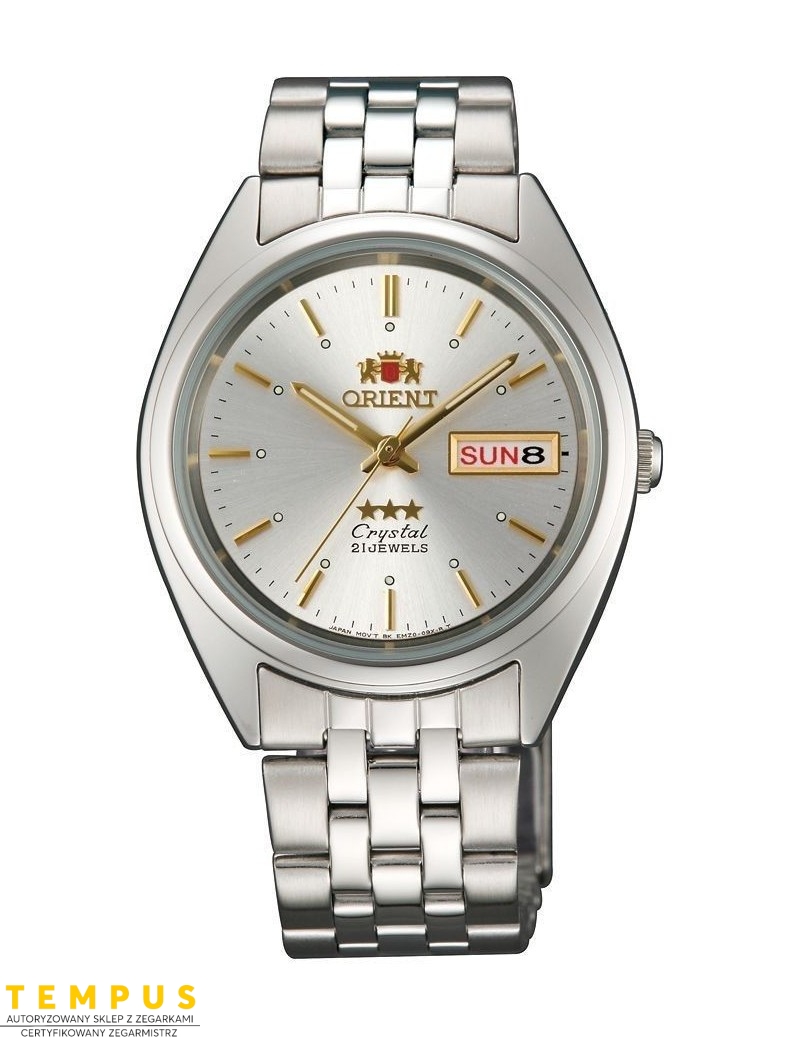 Zegarek klasyczny, elegancki męski, unisex Orient FAB0000AW9 Three Stars Crystal - Zegarki ORIENT Zegarek klasyczny, elegancki męski, unisex Orient FAB0000AW9 Three Stars Crystal - Zegarki ORIENT