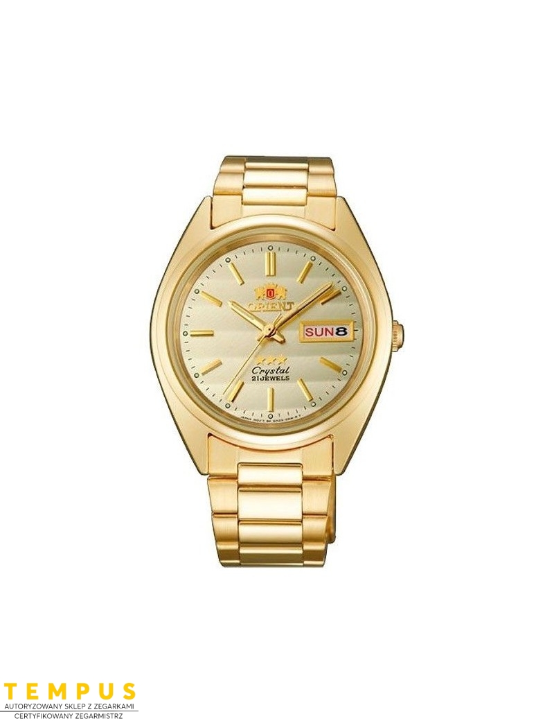 Zegarek klasyczny, elegancki męski, unisex Orient FAB0000BC9 Three Stars Crystal - Zegarki ORIENT