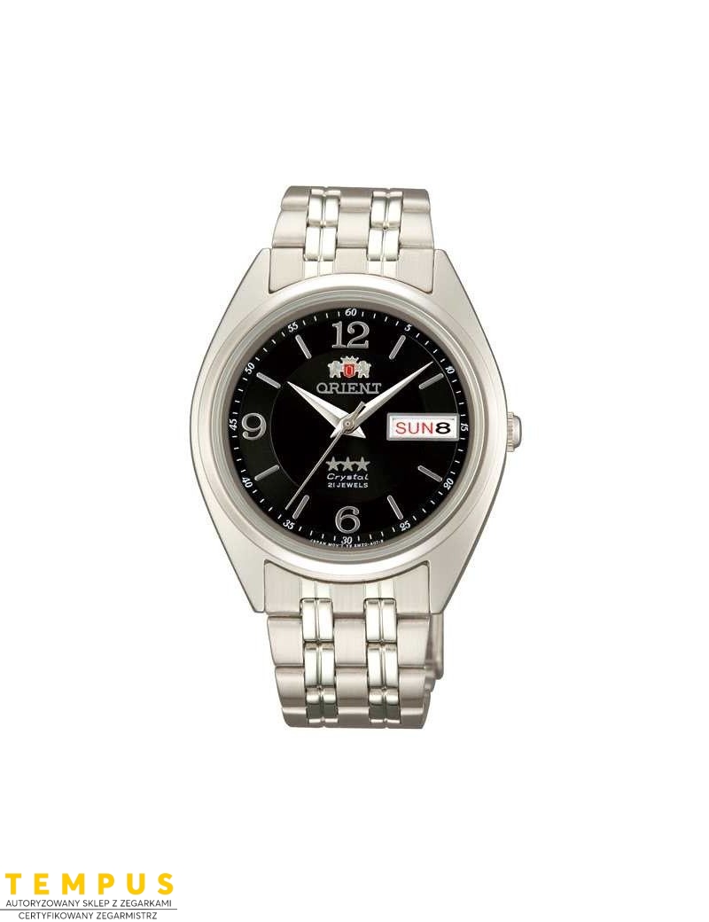 Zegarek klasyczny, elegancki męski, unisex Orient FAB0000EB9 Three Stars Crystal - Zegarki ORIENT Zegarek klasyczny, elegancki męski, unisex Orient FAB0000EB9 Three Stars Crystal - Zegarki ORIENT